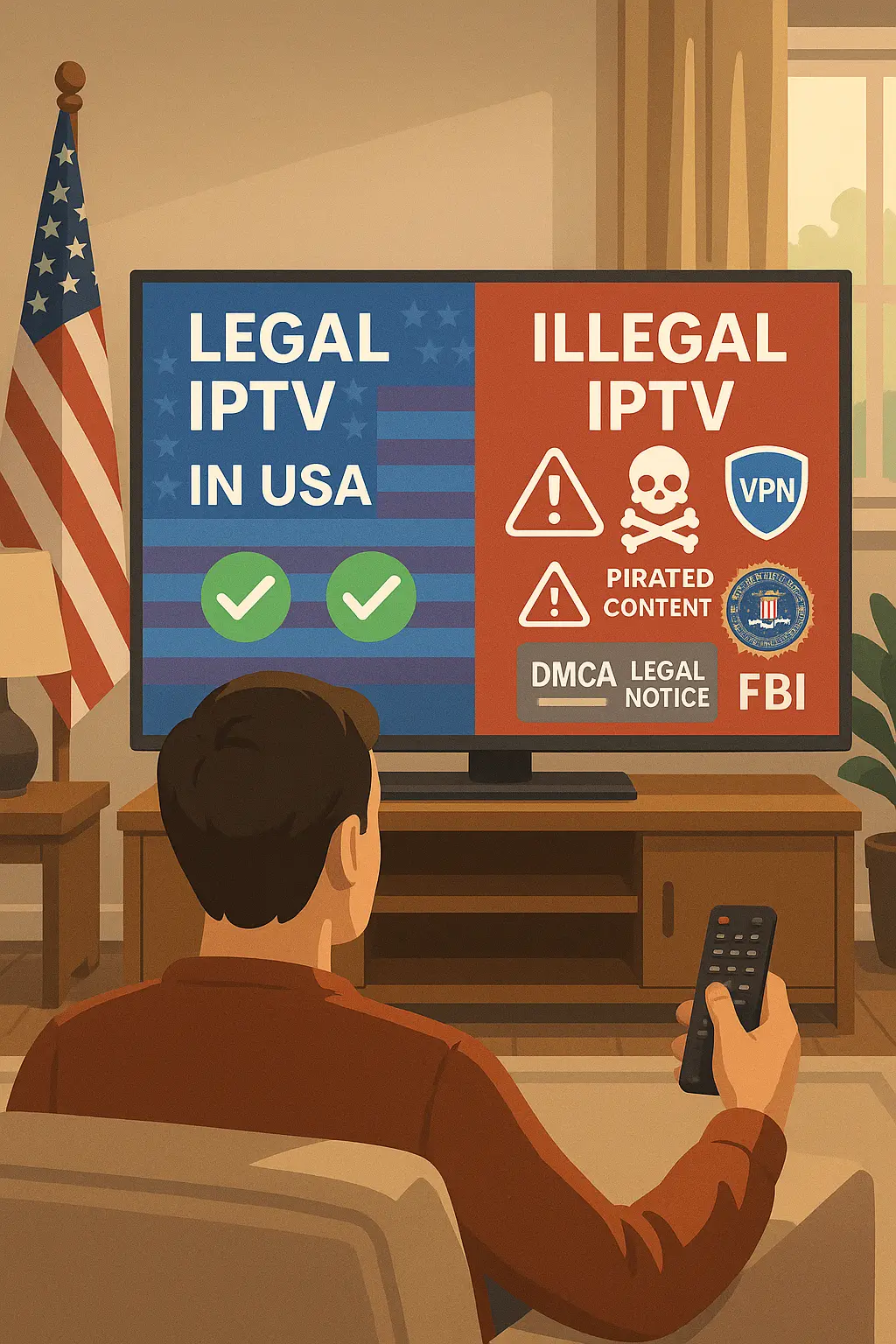 is IPTV legal in USA